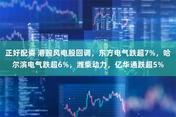 正好配资 港股风电股回调，东方电气跌超7%，哈尔滨电气跌超6%，潍柴动力，亿华通跌超5%